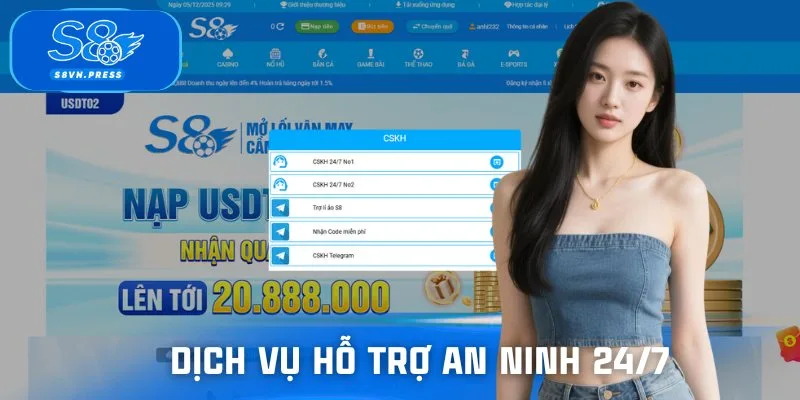Bộ phận hỗ trợ tại S8 luôn túc trực trong suốt 24/7